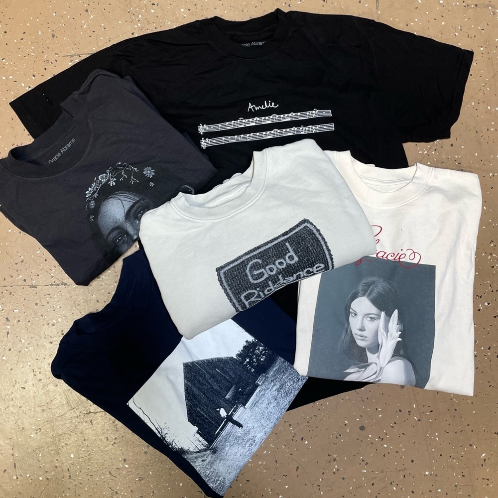 Gracie Abrams "Official Merch" Bundle New With Defects Men's Sz. Medium